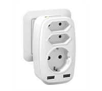 LENCENT Chargeur Secteur USB 3 Ports Universel Chargeur Mural (5V 3A Max) Adaptateur USB Universel pour téléphone Appareils Portable etc