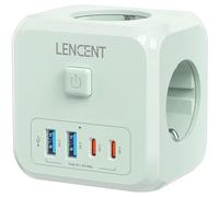 LENCENT Cube Multiprise Multiple 4000W Prise Europe avec Interrupteur