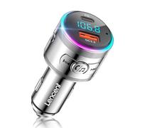 LENCENT Transmetteur Bluetooth FM 5,3, Allume Cigare Bluetooth