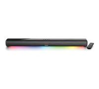 Lenco Barre de son LED SB-042LEDBK Noir Noir