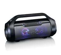 Enceinte Bluetooth Lenco SPR-070BK A004225 AUX, Radio FM, USB, protégée contre les projections d'eau, SD noir 1 pc(s)