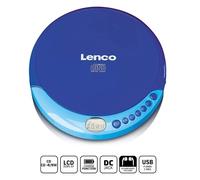 Lenco CD-011 - Lecteur CD portable avec fonction de rechargement - Bleu