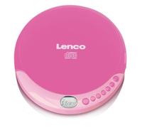 Lenco CD-011 - Lecteur CD portable avec fonction de rechargement - Rose