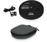Lenco CD-300BK - Lecteur CD/MP3 Bluetooth® portable avec protection antichoc - Noir Noir