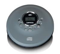 Lenco CD-400 - Lecteur CD Portable - Discman - Radio Dab+ - CD, CD-R/RW, Lecteur MP3 - Mémoire des Stations - Fonction Livre Audio - Antichoc - Batterie intégrée 1000 mAh - Gris