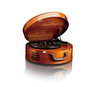 Lenco Tourne-disque Coffret 34 Classic – Boîtier bois, Port USB, Courroie, 2x enceintes intégrées