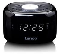 Lenco - Radio-réveil CR-12 - Radio FM avec veilleuse - Noir