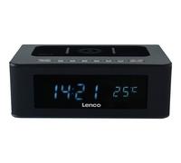 Lenco CR-580BK - Radio-réveil - noir Noir G