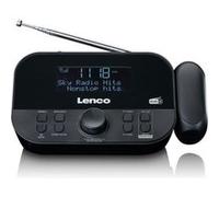 Lenco Radio-réveil CR-615BK DAB+/FM avec projection de l'heure Noir