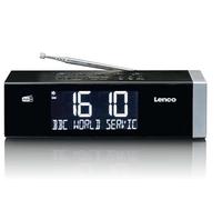LENCO CR-640BK Dab+/FM Radio réveil stéréo avec BT et 2 x 4 W RMS