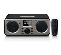 Lenco DAR-030BK - Radio DAB+/FM stéréo avec Bluetooth® - Noir Noir,Argent G