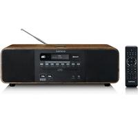 Lenco DAR-051 DAB+ Radio - Système Compact - Lecteur CD/MP3 - Bluetooth En Bois