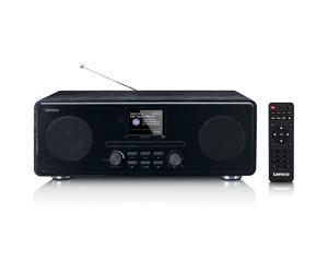 Lenco DAR-061 Radio portable Internet Analogique et numérique Noir