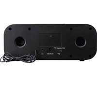Lenco DIR-121BK Radio de table Internet DAB+ Bluetooth, FM, DAB+, radio internet, WiFi fonction réveil noir