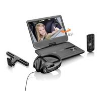 Lecteur DVD portable LENCO DVP-1010 - écran 10"" - DVD-R/RW, DVD+R, CD - Casque - Télécommande