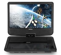 Lenco DVP-901BK - Lecteur DVD portable de 9 pouces avec connexion USB et dispositif de suspension - Noir