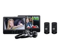 Lenco DVP-939 - Deux moniteurs LCD/lecteur DVD - affichage - 9" - externe