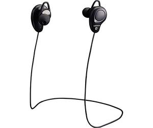 Lenco EPB-015 - Écouteurs sans Fil Bluetooth - Écouteurs Intra-Auriculaires - avec Microphone - Batterie Rechargeable intégrée avec 110mAh - Lumière 12.6 g - Noir