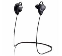 Lenco EPB-015 - Écouteurs sans Fil Bluetooth - Écouteurs Intra-Auriculaires - avec Microphone - Batterie Rechargeable intégrée avec 110mAh - Lumière 12.6 g - Noir