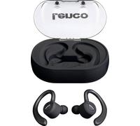 Lenco EPB-460BK Oreillette Bluetooth noir micro-casque, arceau auriculaire, résistant à la sueur pour le sport