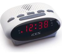 LENCO ICR-210 Radio-réveil et horloge FM, blanc