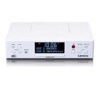 Lenco KCR-190WH - Radio de cuisine DAB+/FM avec Bluetooth®, éclairage LED et minuterie - Blanc Blanc G