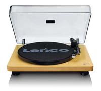 Lenco L-30 Wood Tourne-Disque entraîné par Courroie Platine - Platines (Tourne-Disque entraîné par Courroie, 33,45 TR/Min, 30 cm) Noir