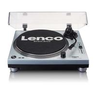 Lenco Platine à entraînement direct L-3809ME encodage USB/PC Bleu, Métal G
