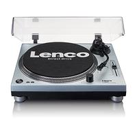 Lenco Platine à entraînement direct L-3809ME encodage USB/PC Bleu, Métal G