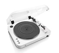 Lenco L-85 Tourne-Disque entraîné par Courroie Blanc - Platines (Tourne-Disque entraîné par Courroie, Semi-Automatique, Blanc, 33,45 TR/Min, MP3)