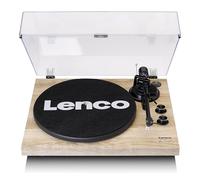 Lenco LBT-188 Platine Vinyle - Platine Bluetooth - Entraînement par Courroie - 2 Vitesses 33 & 45 RPM - Anti-Skating - Numériser Vinyle en MP3 - Marron Foncé - Pignon