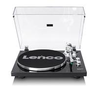 Lenco LBT-215BK - Platine avec Bluetooth® et Un Plateau en métal, Bras de Lecture et contrepoids - Couleur Piano Black Exclusive