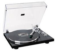 Lenco LBT-215BK - Platine vinyle avec Bluetooth et plateau tournant, bras de lecture et contrepoids en métal - Couleur Piano Black exclusive