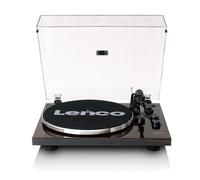 Lenco LBT-345WA - Platine vinyle avec Bluetooth® et cellule Ortofon 2M Red, stabilisateur de plateau chromé inclus - Noyer