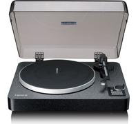 Lenco LBTA-165BK - Platine vinyle entièrement automatique avec transmission Bluetooth® et préamplificateur - plateau et bras de lecture en métal - noir