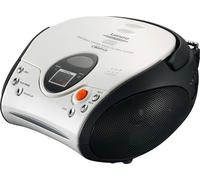 Lenco SCD-24 white - Tragbares FM-Radio mit CD-Player - Kopfhöreranschluß - Weiß Radio-lecteur CD