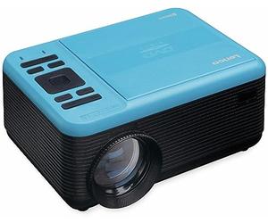 Lenco LPJ500 Vidéoprojecteur avec Lecteur DVD - Video Projector, Retroprojecteur 4k Portable Full HD - Bluetooth/USB/HDMI 2X / SD/AV/VGA - 2800 Lumen - Durée de Vie de 30 000 Heures - Blanc