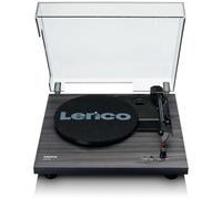 Lenco Tourne-disque LS-10 – haut-parleurs intégrés, entraînement par courroie, 33/45 tours Noir 2x3W
