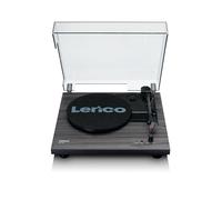 Lenco Tourne-disque LS-10 – haut-parleurs intégrés, entraînement par courroie, 33/45 tours Noir 2x3W