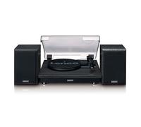 Lenco LS-100BK - Platine vinyle avec réception Bluetooth® et deux enceintes externes