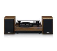 Platine Vinyle Bluetooth - Lenco - deux haut-parleurs externes, auto-stop - LS-100WD - Bois