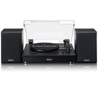 Platine vinyle en bois à courroie LS-101BK Noir