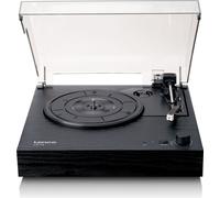 Lenco LS-15BK - Platine vinyle avec Bluetooth®, deux haut-parleurs intégrés et tête de lecture AT3600L - noir