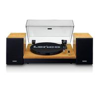 Lenco Platine vinyle LS-300WD avec Bluetooth et 2 haut-parleurs externes Bois