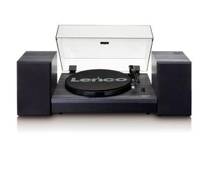 Lenco LS-300 Tourne-disque entraîné par courroie Noir Automatique