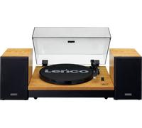 Lenco Platine vinyle LS-300WD avec Bluetooth et 2 haut-parleurs externes Bois