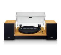 Lenco Platine vinyle LS-300WD avec Bluetooth et 2 haut-parleurs externes Bois