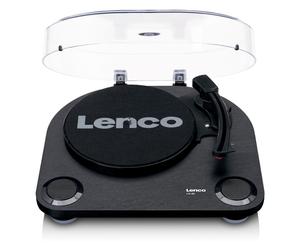Lenco LS-40BK Tourne-disque entraîné par courroie Noir Semi-automatique