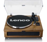 Lenco LS-410WA Brown Automatic Turntable 40W 33/45 RPM 4 Speakers