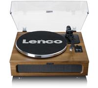 Lenco Platine vinyle Bluetooth 5.0 LS-410WA – 4 haut-parleurs intégrés 40W RMS – Bois marron